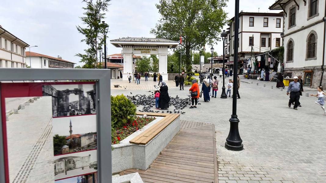 Hacı Bayram Meydanı yenilendi güzelleşti 7